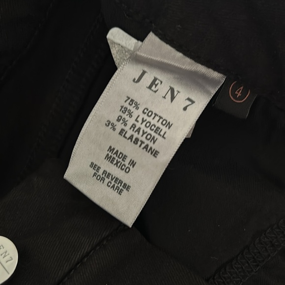 NWT JEN7 by 7FAM Black Ankle Skinny Jeans - Picture 10 of 11
